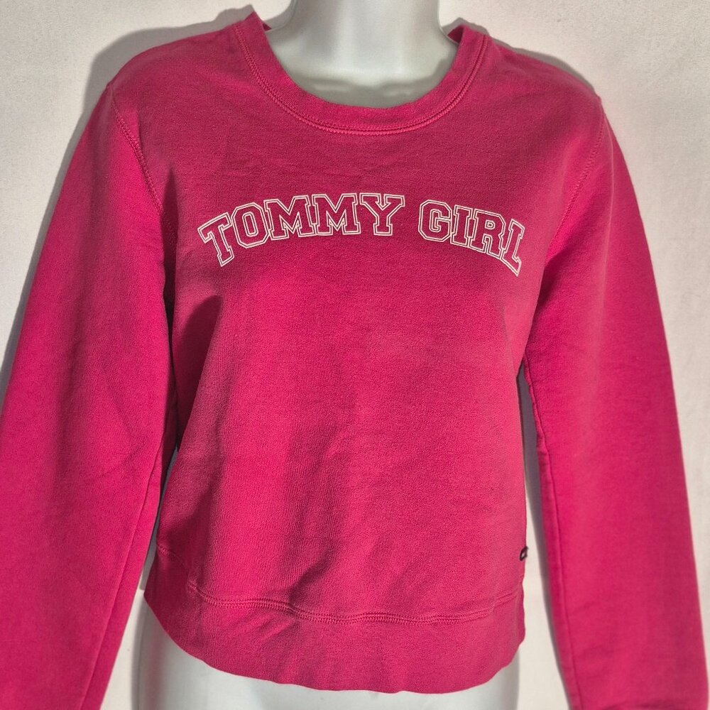 TOMMY HILFIGER "Tommy Girl" sweatshirt in size Large